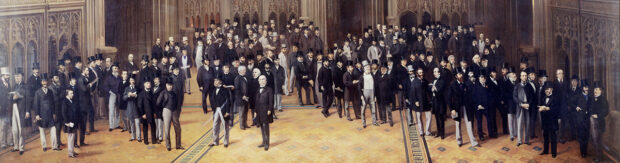 Lobby of the House of Commons, 1872–1873