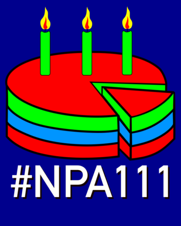 Kuchen mit drei Kerzen und #NPA111